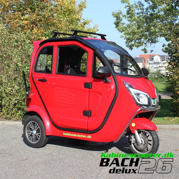 Kabinescooter Bach delux 26 Wine red S100 